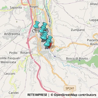 Mappa Via San Francesco, 87100 Cosenza CS, Italia (1.09455)