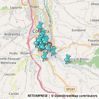 Mappa Via San Francesco, 87100 Cosenza CS, Italia (1.104)