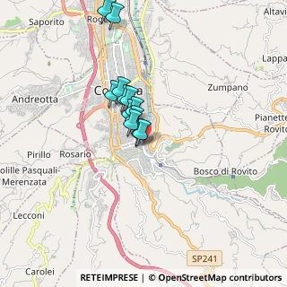 Mappa Via San Francesco, 87100 Cosenza CS, Italia (1.38917)