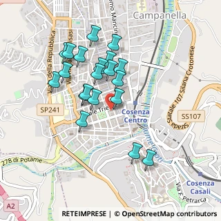 Mappa Via Trento, 87100 Cosenza CS, Italia (0.4535)