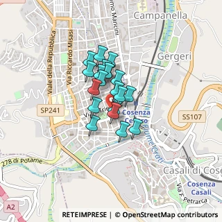 Mappa Via Trento, 87100 Cosenza CS, Italia (0.278)