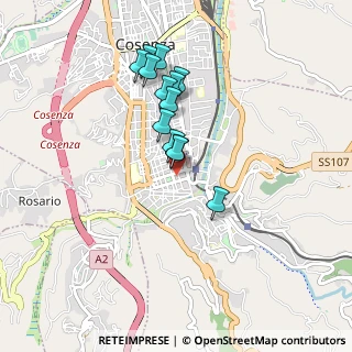 Mappa Via Trento, 87100 Cosenza CS, Italia (0.81462)