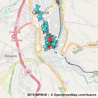 Mappa Via Trento, 87100 Cosenza CS, Italia (0.56375)
