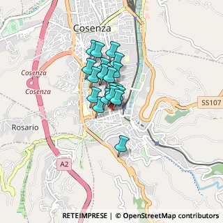 Mappa Via Trento, 87100 Cosenza CS, Italia (0.554)