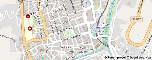 Mappa Cosenza