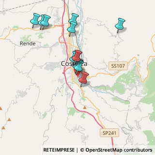 Mappa Via Trento, 87100 Cosenza CS, Italia (3.945)