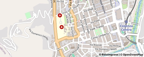Mappa Cosenza
