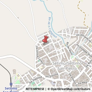 Mappa Via Giuseppe Garibaldi, 118, 09060 Settimo San Pietro, Cagliari (Sardegna)