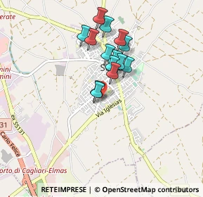 Mappa Via Vittorio Veneto, 09028 Sestu CA, Italia (0.75143)