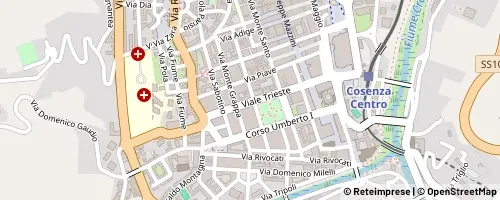 Mappa Cosenza