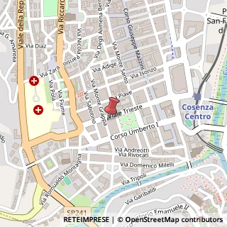 Mappa Viale Trieste, 65, 87100 Cosenza, Cosenza (Calabria)