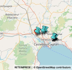 Mappa Via Bosa, 09032 Assemini CA, Italia (10.68625)