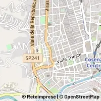 Mapa Cosenza