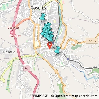Mappa Piazza Francesco Crispi, 87100 Cosenza CS, Italia (0.63769)