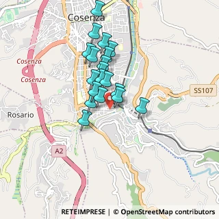 Mappa Piazza Francesco Crispi, 87100 Cosenza CS, Italia (0.74737)