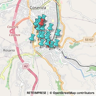 Mappa Piazza Francesco Crispi, 87100 Cosenza CS, Italia (0.7425)