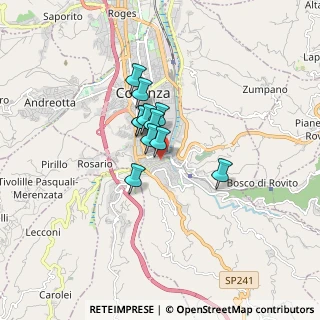 Mappa Piazza Francesco Crispi, 87100 Cosenza CS, Italia (1.08818)