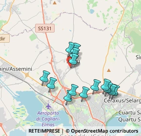 Mappa Via C. Curie, 09028 Sestu CA, Italia (3.675)