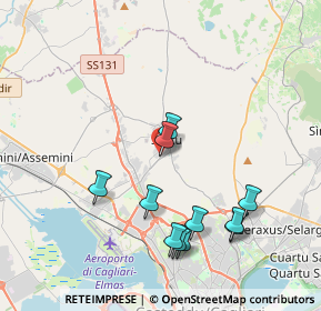 Mappa Via C. Curie, 09028 Sestu CA, Italia (4.33818)