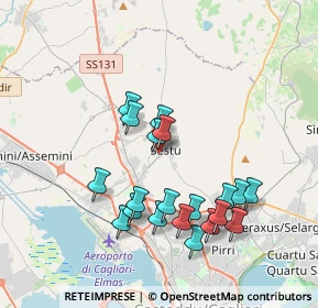 Mappa Via C. Curie, 09028 Sestu CA, Italia (3.9515)