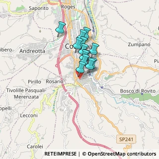 Mappa Via Pasquale Perugini, 87100 Cosenza CS, Italia (1.27)