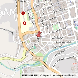 Mappa Via Romualdo Montagna, 16, 87100 Cosenza, Cosenza (Calabria)