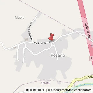 Mappa Via Rosario, 13, 87040 Mendicino, Cosenza (Calabria)