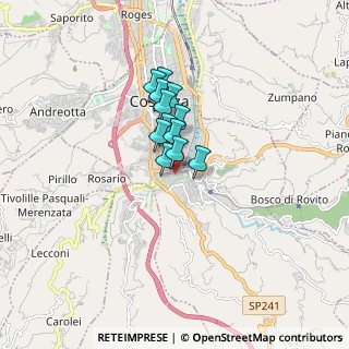 Mappa Via Davide Andreotti, 87100 Cosenza CS, Italia (1.0825)