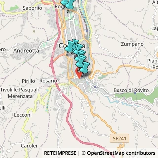 Mappa Via Davide Andreotti, 87100 Cosenza CS, Italia (1.39083)