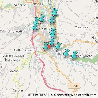 Mappa Via Davide Andreotti, 87100 Cosenza CS, Italia (1.8)