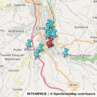 Mappa Via Davide Andreotti, 87100 Cosenza CS, Italia (1.23667)