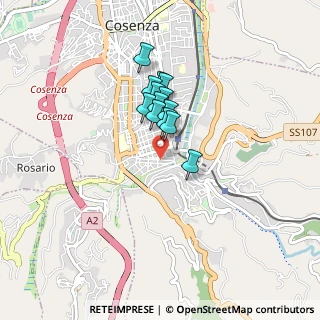 Mappa Via Davide Andreotti, 87100 Cosenza CS, Italia (0.62769)