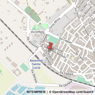 Mappa Via Rinascita, 18, 09032 Assemini, Cagliari (Sardegna)