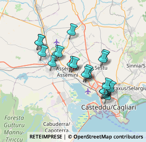 Mappa Località Sant'Andrea sn, 09032 Assemini CA, Italia (6.693)