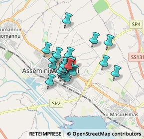 Mappa Località Sant'Andrea sn, 09032 Assemini CA, Italia (1.2465)