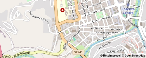 Mappa Cosenza