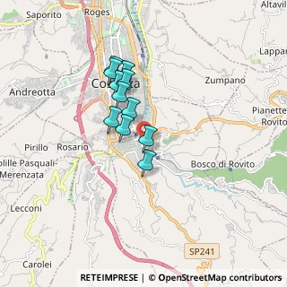 Mappa Via Alfonso Salfi, 87100 Cosenza CS, Italia (1.41545)