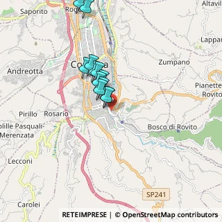 Mappa Via Alfonso Salfi, 87100 Cosenza CS, Italia (1.58667)