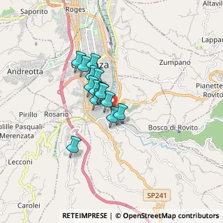 Mappa Via Alfonso Salfi, 87100 Cosenza CS, Italia (1.22214)