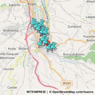 Mappa Via Alfonso Salfi, 87100 Cosenza CS, Italia (1.25667)