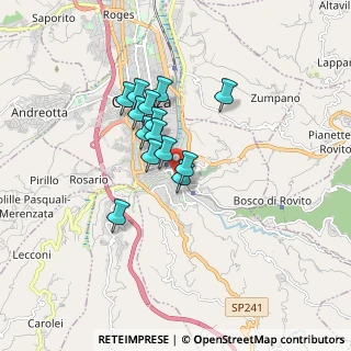 Mappa Via Alfonso Salfi, 87100 Cosenza CS, Italia (1.35286)