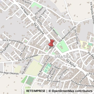 Mappa Via Ennio Porrino, 7, 09010 Uta, Cagliari (Sardegna)