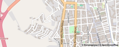 Mappa Cosenza