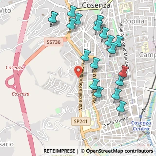 Mappa Via Francesco Muzzillo, 87100 Cosenza CS, Italia (0.642)