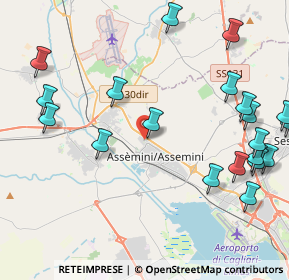 Mappa Via Cipro, 09032 Assemini CA, Italia (5.8935)