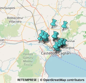 Mappa Via Cipro, 09032 Assemini CA, Italia (9.623)