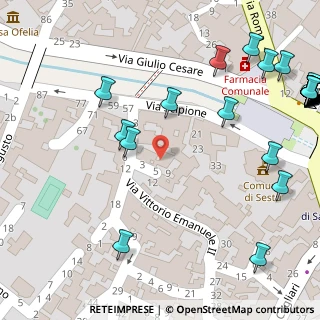 Mappa Via Scipione, 09028 Sestu CA, Italia (0.08929)