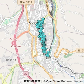 Mappa Via Neghelli, 87100 Cosenza CS, Italia (0.51538)