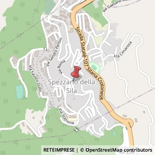 Mappa Piazza delle Fontane, 4, 87058 Spezzano della Sila, Cosenza (Calabria)