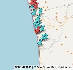 Mappa Via Lungomare Sud, 87038 San Lucido CS, Italia (3.356)